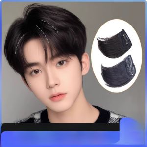 Mens Hair Loss Top Piece Invisible Hair Pad Real Hair Root Lifting Small Piece Style Hair Extension Kliff Brand