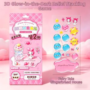 XIONGBUFAN | Glow In The Dark 3D Embossed Sticker