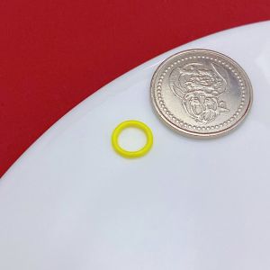 Colorful O-Ring Beads Handmade DIY Jewelry Accessories Sand Gold Drop Oil Necklace Bracelet Large Hole Stringing Beads