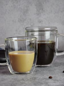Thickened Double-layer Heat-resistant Glass Cup with Handle Insulated Coffee Tea Brewing Cup Home Use Water Bottle China Made
