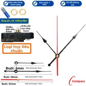 Đồng Hồ DIY Thêu Sợi Kim Loại