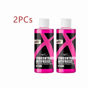 KJM 50ml Concentrated Windshield Washer Fluid All-Purpose Car Glass Cleaner for Oil Film Grime and Daily Stains Removal