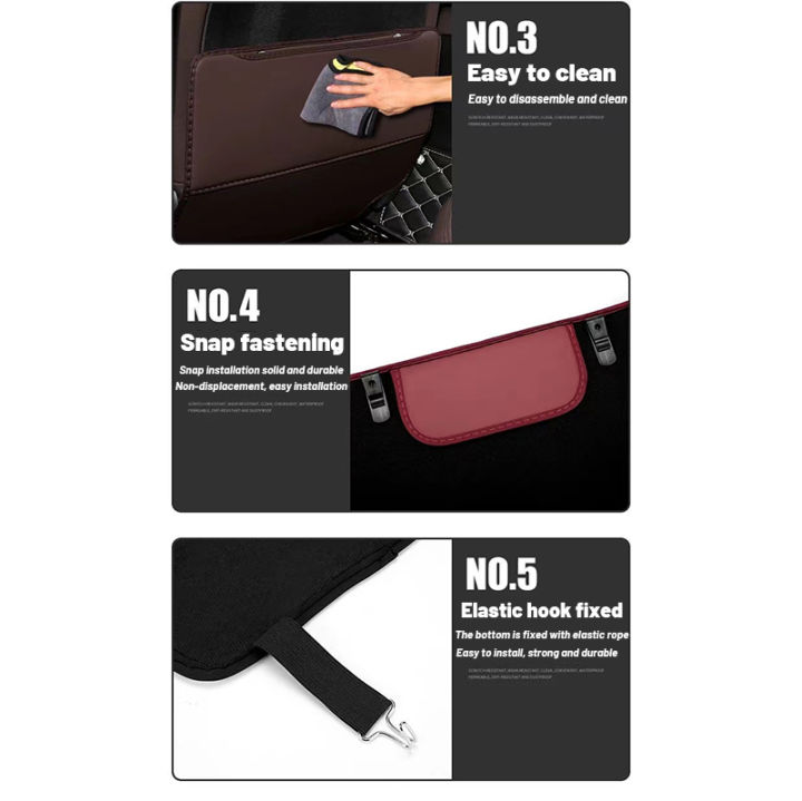 High Quality Interior Full Set PVC Leather Car Seat Covers - Leather Seat Covers And 5 Seater - View #2