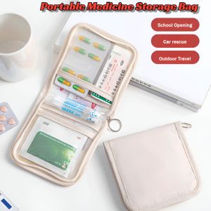 Portable Medicine Storage Bag Emergency Medical First Aid Kit Medicine Storage Bag