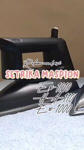 Maspion Setrika Listrik Serbaguna EX-1010 EX-1000 HA-110 HA-140 HA-380 350W Hemat Energi & Praktis Dengan Tatakan Tahan Panas Cocok Untuk Semua Merk Anti Bakar