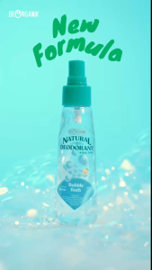 Beorganik Deodoran Natural Spray100ml  / All Variant / Body Mist / Pemutih Ketiak Bebas Bau Badan