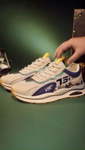 Fashion Mens Shoes Sport Sneakers Leather Mesh Men Casual Shoes Soft Lightweight Walking Sneakers 39-44