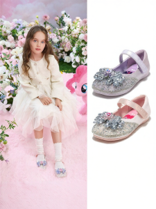 Belle | Princess Crystal Flat Shoes for Girls