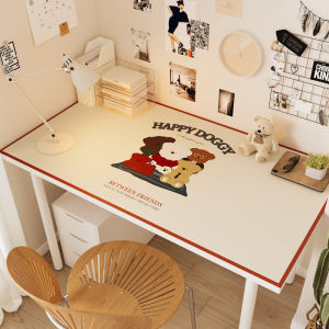 Cartoon Cute Childrens Book Table Mat Student Study Table Desk Tablecloth Waterproof Oil-Proof Leather Eye Protection Desk Mat