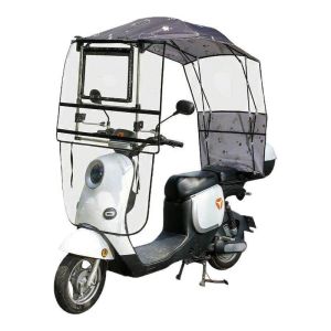 WANSLO | Retractable Foldable Quick Assembly Electric Scooter Sunshade Umbrella