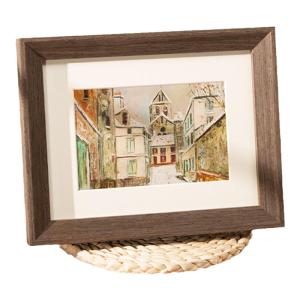 SHANCHEN | Custom Photo Printing with Frame 7-inch Real Wood Texture