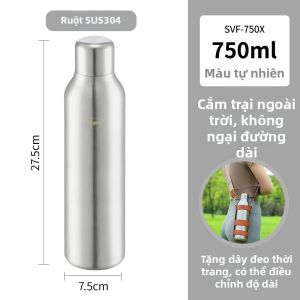 SOLIDWARE | Bình Nước Thép Không Gỉ Cách Nhiệt Dung Lượng Lớn Đa Năng