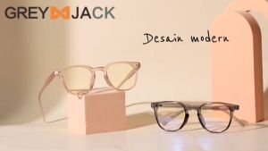 Grey Jack Kacamata Antiradiasi Blueray Model Kotak Kekinian TR90 Bisa Minus Fashion Wanita dan Pria Terbaru 2130