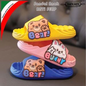 Sandal anak perempuan Selop anak usia 1 6 tahun Slip On korea Eva Ringan Rabbit Bear bunny Slop