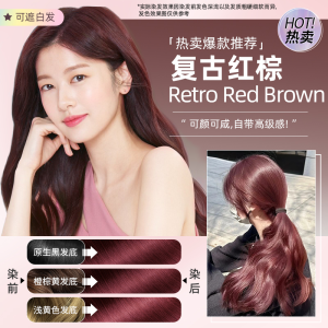 Fu Travel Notes Hair Color Cream Filbert Gray and Brown Fog Cold Brown Giag Hair Dye Rose Pink Brown Honey Tea Mellow Brown Baby