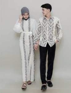 ELZIO FASHION TENUN NEW PADMA WHITE COUPLE