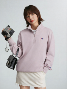 Champion | Áo Khoác Hoodie Cổ Zip Nam & Nữ Phong Cách Thường Ngày