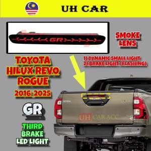 (GR) Toyota Hilux Revo Rogue 2016-2025 Rear Tailgate Bonnet Dynamic Led Brake Light Third Brake Lamp