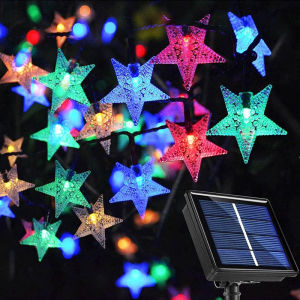 【Buy 1 Get 1 Free】7M 50LED Solar Star Light String Waterproof LED String Light Wedding Party Valentines Day Christmas Decoration