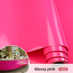 KEERMAN | Self-Adhesive Waterproof Wall Sticker Macaron Pink