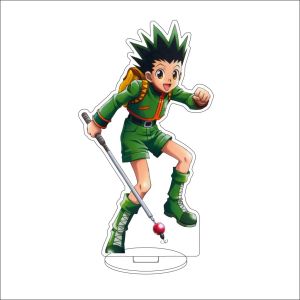 Bandai | 16CM Anime HUNTER×HUNTER Gon Freecss Killua Zoldyck Hisoka Morow Acrylic Hình Đứng Đồ Trang Trí Sưu Tầm Dành Cho Người Hâm Mộ