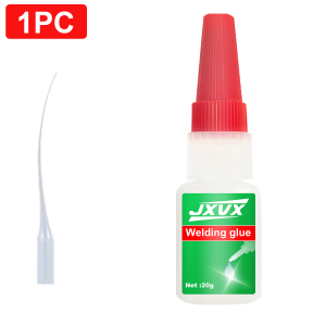 LOOLIFL | Oily Glue Super Strong 50g Welding Multi-purpose Fast Repair Instant Bonding Welding Glue for Metal Plastic Wood Ceramics Leather GlassSuper Glue All Purpose With precision dispenser 1-5pcs.