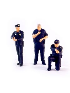 Greenlight 1/64 New York Police Figure Accompanied by Police Car Collectible Toy Model Race Medal Brand Static Style