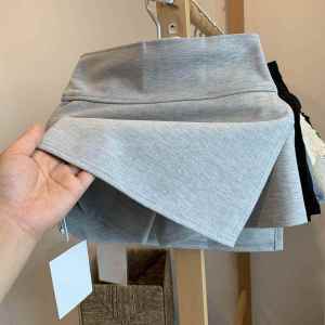 Váy Ngắn Chữ a Cạp Cao Cho Nữ Mùa Hè 2025 Váy Ngắn Bó Sát Che Chắn Chống Trượt Cho Nữ Áo Vest Công Sở