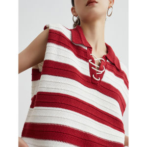 Color Block Sleeveless Womens T Shirt Dress