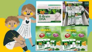 R-BRAIN DHAsiro bổ não trẻ em bổ sung DHA cho bé giúp bé thông minh tiếp thu nhanh (hộp 24 gói x 10ml)