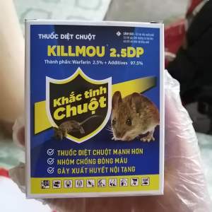 Combo 5 gói Thuốc diệt chuột dạng bột mịn trộn kèm cơm thóc mầm khoai lang tôm cá.... hiệu quả tiện lợi gói 10gram