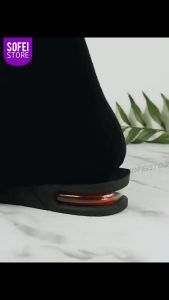 พื้นรองเท้า 1 คู่ 3 ชั้น 6 ซม. แบบเต็มเท้า แผ่นเสริมส้น เพิ่มความสูงได้ 3 ระดับ