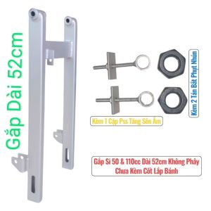 Gắp phây Sirius 50cc 110cc Wuave Đrim Cúp Dài 50cm 52cm 55cm Kèm pass tăng sên và óc bắt phuột nhún