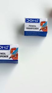 Doms 100Pcs/1 Jar Pencil Sharpeners With Random Colors Single Hole Stationery