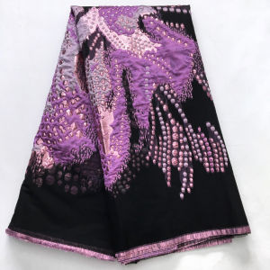 Luxury African - Inspired Jacquard Lace Fabric Embroidered French Brocade Tulle - Boho Statement Garments & Decor