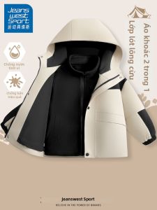 JEANSWEST SPORT | Áo Khoác Trẻ Em Chống Nước Chống Gió 3 trong 1