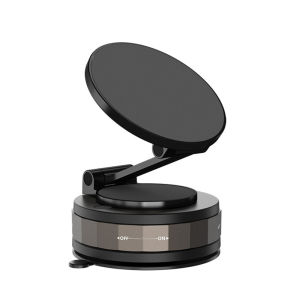 Elough Vacuum Double Side Magnetic Suction Cup Holder Foldable Kitchen Lazy Phone Bracket For iPhone Android Smartphone