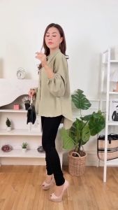 MODIS - Blouse Vella / Vella Blouse CRINCLE / PAKAIAN WANITA / ATASAN WANITA / BLUS / BLOUSE