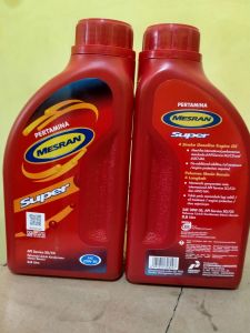 OLI PERTAMINA MESRAN SUPER 800 ML 20W 50 BAGUS UNTUK SEMUA MOTOR BEBEK