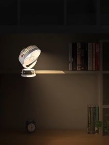 พัดลมไร้สาย พัดลมหนีบ พัดลมพกพา มีไฟ แบตอึด ลมแรง ปรับได้ 5 ระดับ ใช้ง่าย