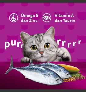 whiskas Makanan Kucing Kering 1kg dry cat food