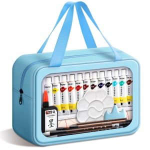 deli | Bộ Dụng Cụ Vẽ Tranh Trung Quốc cho Người Mới Bắt Đầu 24 Màu