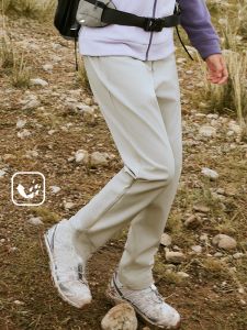 Tantuo Outdoor Sports Soft Shell Pants Womens Windproof Waterproof Autumn and Winter Fleece-lined Soft Pants Hiking Hiking Pants