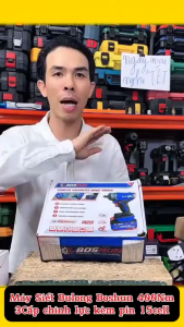 Máy Siết Bulong Pin BOSHUN BS-IW400N 400Nm Không Chổi Than Đầu Bulong 2 in 1 Động Cơ Đồng ( Bảo Hành 6 Tháng )