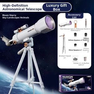 High-Power Clear Childrens Telescope Toy