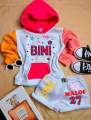 PJ Combi Hoodie Terno Short for Kids Girls (Bini Edition). 
