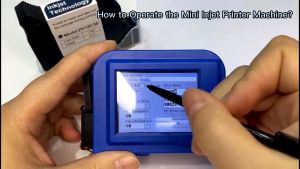 Mini hand-held inkjet printer Small portable inkjet printer Production date QR code intelligent printer 12.7mm