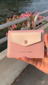 Candy Wallet กระเป๋าสตางค์สีหวาน กระเป๋าสตางค์หญิงสีตัดกัน สำหรับเหรียญ