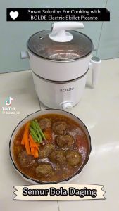 MULTI COOKER BOLDE SKILLET PICANTO 4in1 + Steamer - Kapasitas 12Liter