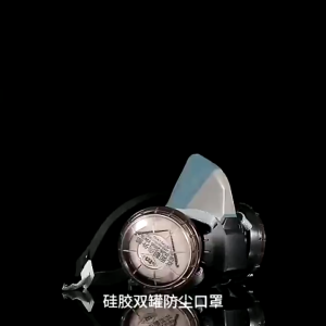 Mặt nạ chống độc kèm kính bảo hộ | Khẩu trang phòng độc 2 phin KN95 lọc bụi hóa chất hơi sơn ≥95%